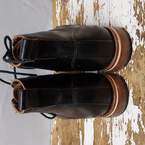 Helm Hollis Black Leather Boot Size 7.5 - Picture 4 of 8